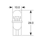 12V 23mA W2,1x9,5d T10 LED