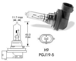 12V 65W PGJ19-5 H9
