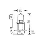 24V 70W PK22s H3 Osram 