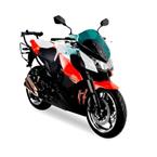 A 449 plexi kouřové Kawasaki Z 1000 (10-12) s montážní sadou, vxš=420x360 mm