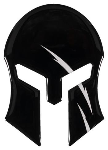 AUFKLEBER "SPARTAN" 3DMASSE: 8,5 X 6,0 cm