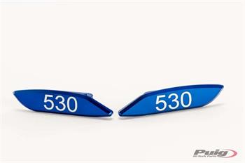 Base caps for OEM rear mirrors modrá pár