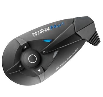 Bluetooth handsfree pre uzavrete a otvorene prilby CellularLine Interphone F4XT