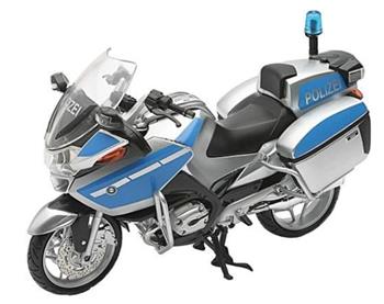 BMW R 1200 RT Police Motorcycle blue/white, scale 1:12