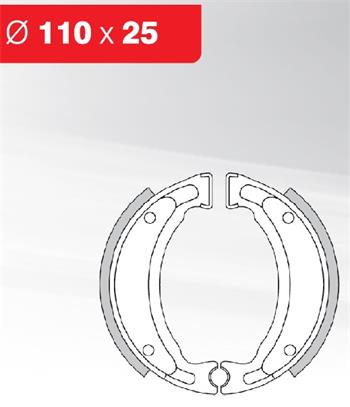Brake Shoes YAMAHA / ITALJET