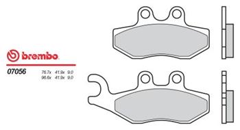 BRM 07056XS Brzdové desticky Brembo MOTO
