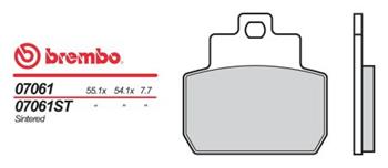 BRM 07061 Brzdové doštičky Brembo MOTO