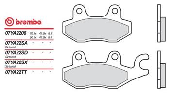 BRM 07YA22SD Brzdové desticky Brembo MOTO
