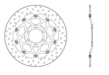 BRM 78B40830 Brzdový kotouc Brembo MOTO