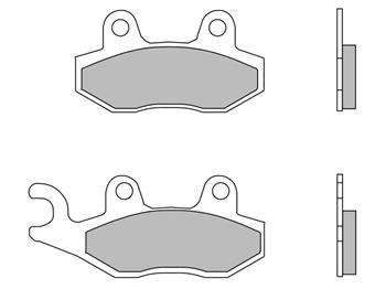 Brzdové desticky BREMBO BRM 07YA2106