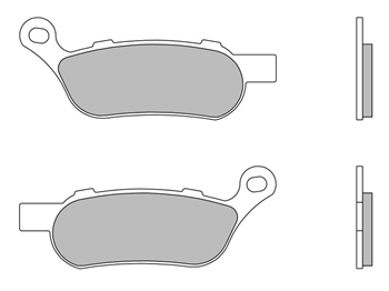 Brzdové desticky BREMBO