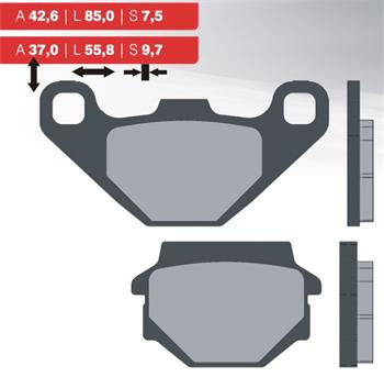 Brzdové doš. BRENTA FT3095