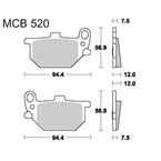 Brzdové doštičky LUCAS TRW MCB520