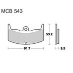 Brzdové doštičky LUCAS TRW MCB543LF