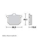 Brzdové doštičky LUCAS TRW MCB62