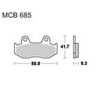 Brzdové doštičky LUCAS TRW MCB685
