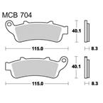 Brzdové doštičky LUCAS TRW MCB704