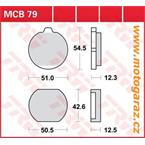 Brzdové doštičky LUCAS TRW MCB790SCR