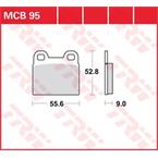 Brzdové doštičky LUCAS TRW MCB95
