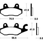 Brzdové dosticky SBS MOTO SBS 638HF
