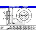 Brzdový kotouc ATE 410337