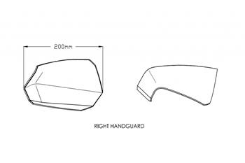 Chrániče páčiek MAXISCOOTER tmavá dymová