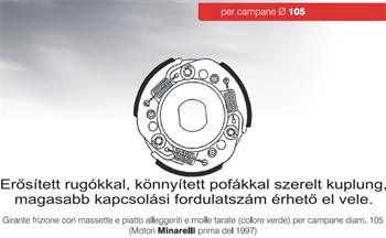 Clutch YAMAHA 50 diam.: 105mm - lightened