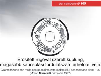 Clutch YAMAHA 50 diam.: 105mm - strengthened