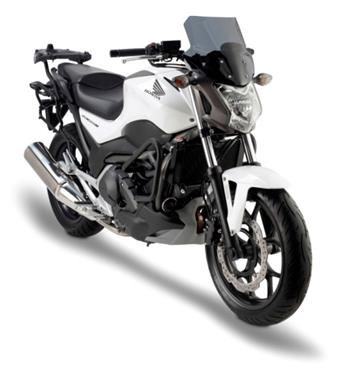 D 1112S kouřové plexi Honda NC 700 S (12), vxš=310x360 mm, o 65 mm vyšší než originál