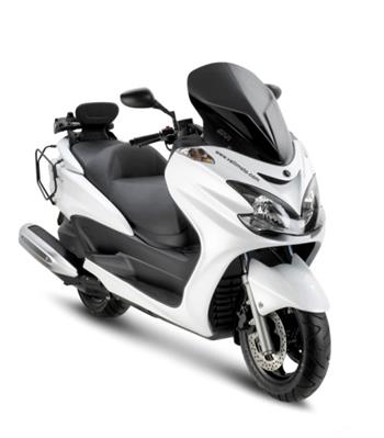D 445B plexi sportovní, černé Yamaha Majesty 400 (09-12), vxš=660x440 mm