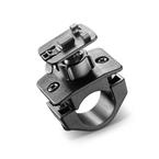 Držiak pre tubulárnej riadidlá Interphone vhodný pre vybrané púzdra radu SM