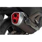 End tube for exhaust červené