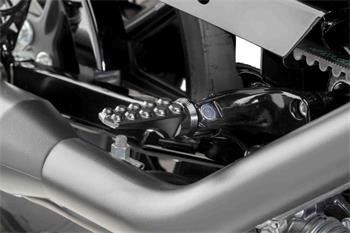 Footpegs without adapters HERITAGE čierna