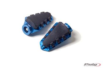Footpegs without adapters TRAIL modrá with rubber