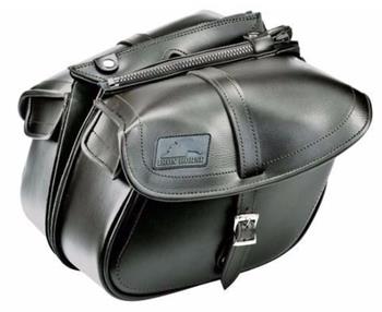 IRON HORSE SADDLEBAGS*COMPACT* LEATHERETTE 8L