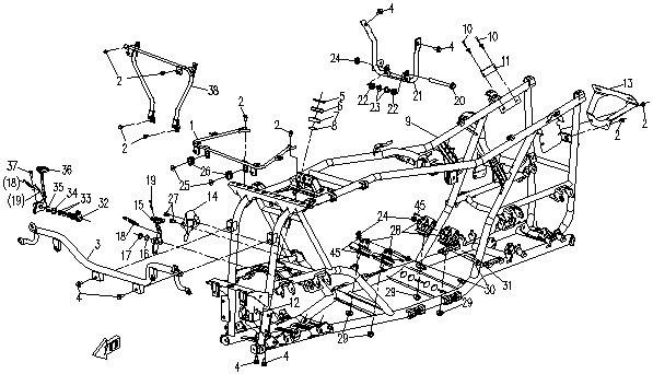 Kostra / rám F22-1