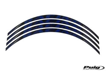 Linka na ráfik RACING modrá linky na ráfik - sada 4 ks