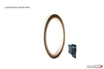 Linka na ráfik white reflective 7mm x 6m (with aplicator)