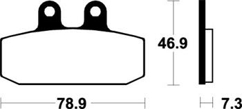 MA 88 Brzdové doštičky Bendix MOTO