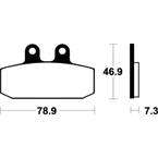 MA 88 Brzdové doštičky Bendix MOTO