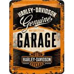 METAL SIGN HARLEY DAVIDSON "GARAGE"SIZE: 15X20CM