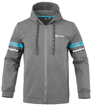 Mikina CFMOTO Hoody Stripe - šedá