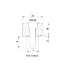 Mirror adaptor ADAPTER REAR MIRROR HI-TECH IV BMW G310R C/BLACK čierna to bar end