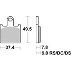Moto Brzdy SBS Kawasaki GTR1400 / Z 1000 / ZX6-R Ninja / ZZR 1400 / Z750R