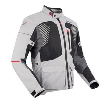 MOTO BUNDA BAKUNDU SIVÁ/ČIERNA/ČERVENÁ L BERING