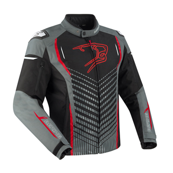 MOTO BUNDA GANG ČIERNA/SIVÁ/ČERVENÁ BERING