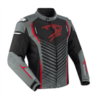 MOTO BUNDA GANG ČIERNA/SIVÁ/ČERVENÁ BERING