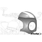 Náhradný plexi štít SEMI-FAIRING tmavá dymová d 180mm