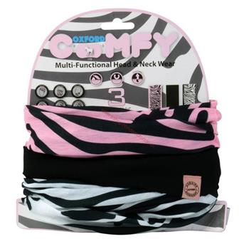 nákrčník Comfy Zebra - Anglicko /sada 3 ks/