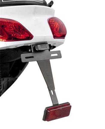 Nastaviteľný držiak ŠPZ čierna